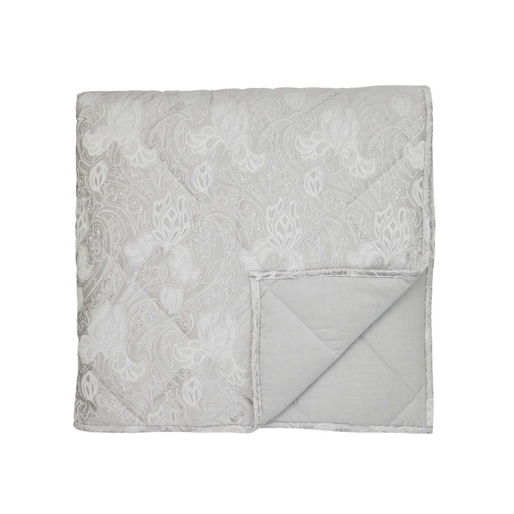 Sanderson Ashbee Throw, Platinum