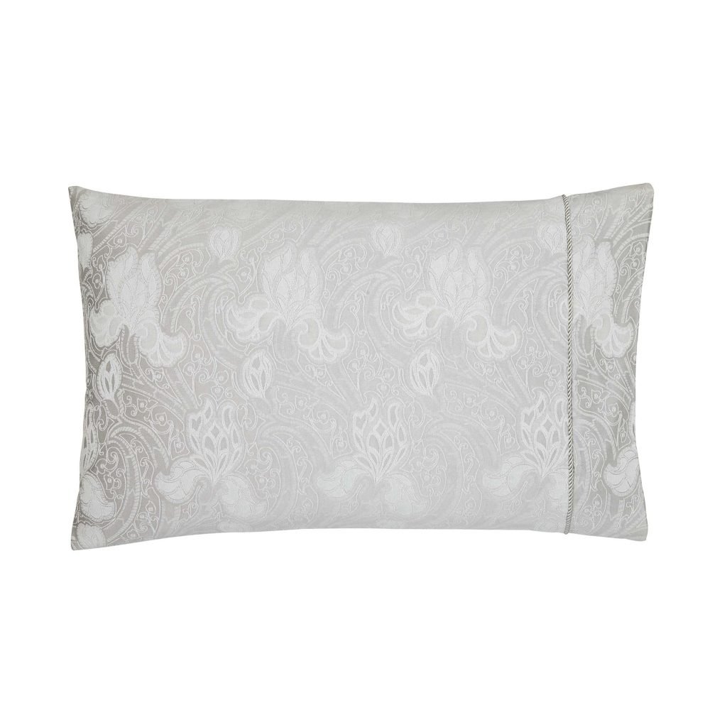 Sanderson Ashbee Standard Pillowcase, Platinum