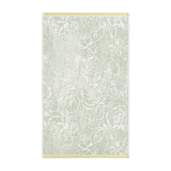 Sanderson Chelsea Rose Hand Towel Silver | Bed Sava