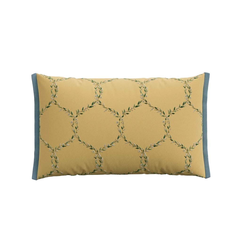 Sanderson Primrose Hill Cushion 30cm x 50cm, Meadow Green