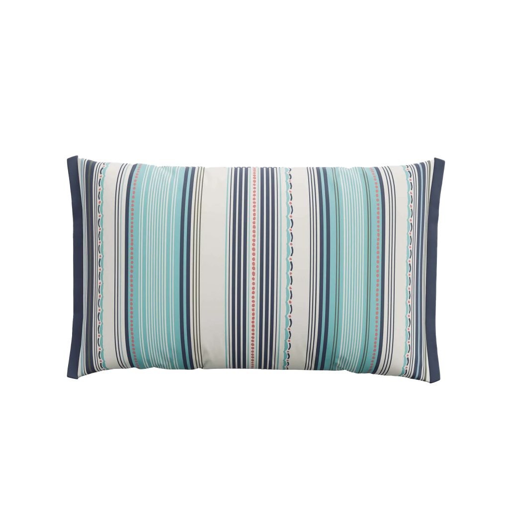 Sanderson Wisteria & Butterfly Cushion 30cm x 50cm, Midnight Blue