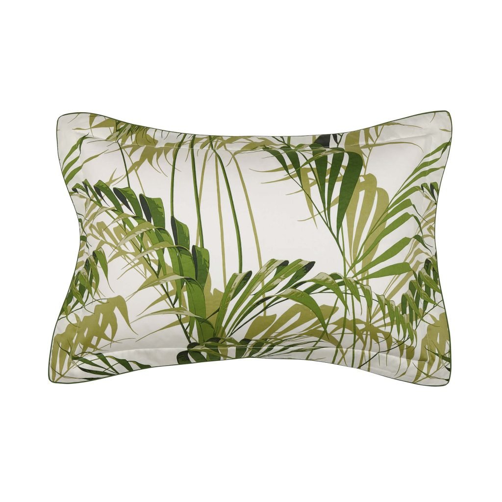 Sanderson Palm House Oxford Pillowcase, Botanical Green