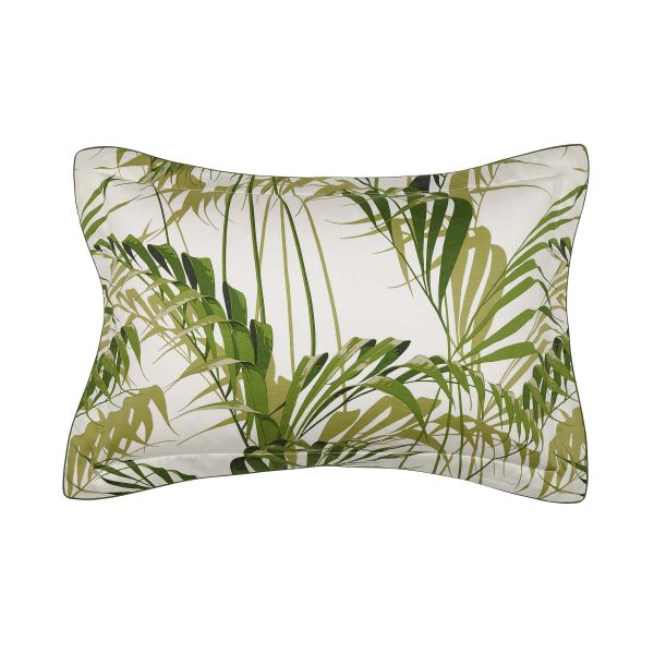 Sanderson Palm House Oxford Pillowcase Botanical Green | Bed Sava