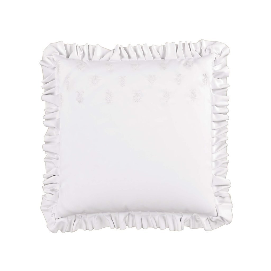 Sanderson Pinery Square Oxford Pillowcase Pair, White