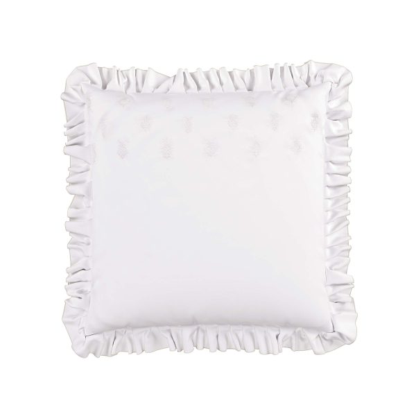 Sanderson Pinery Square Oxford Pillowcase Pair White | Bed Sava