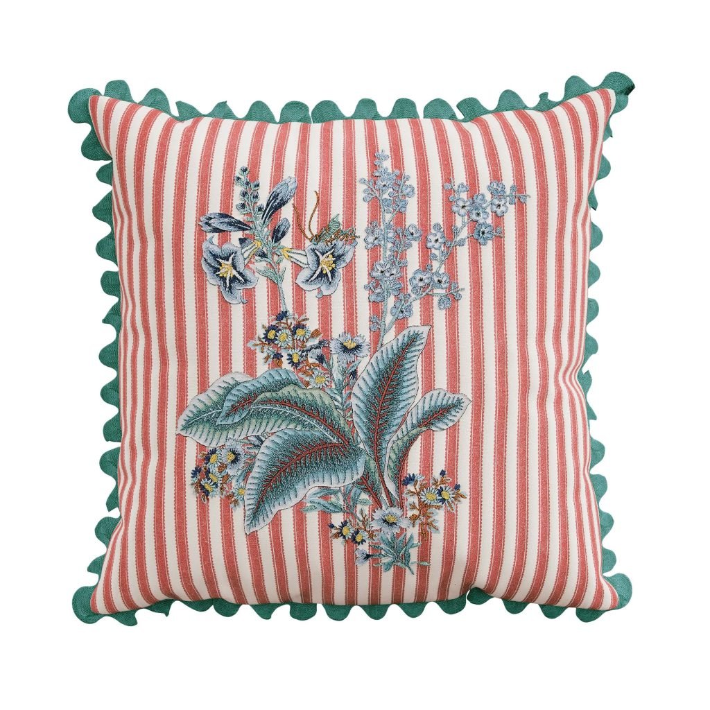 Sanderson Rubus Cushion 45cm x 45cm, Raspberry