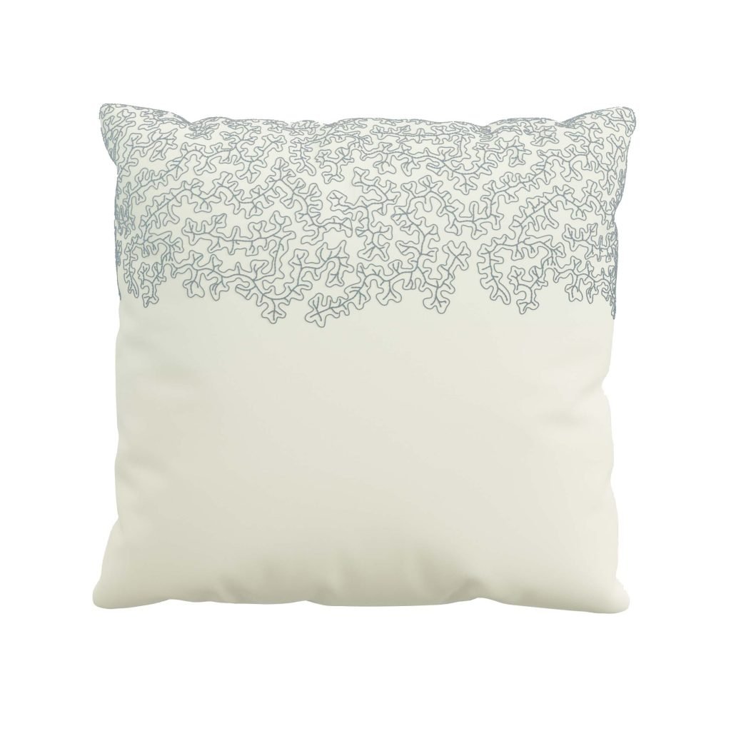 Sanderson Woodland Chorus Pair of Square Pillowcases, Blue Grey