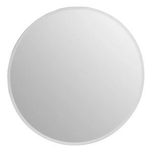 Sanford Small Round Wall Mirror With Mirrored Frame | Bed Sava
