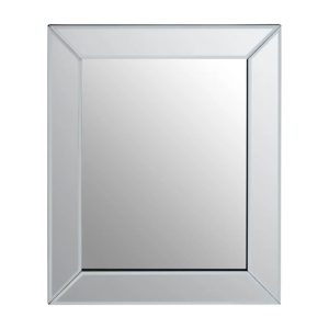 Sanford Square Wall Mirror With Bevelled Corners | Bed Sava