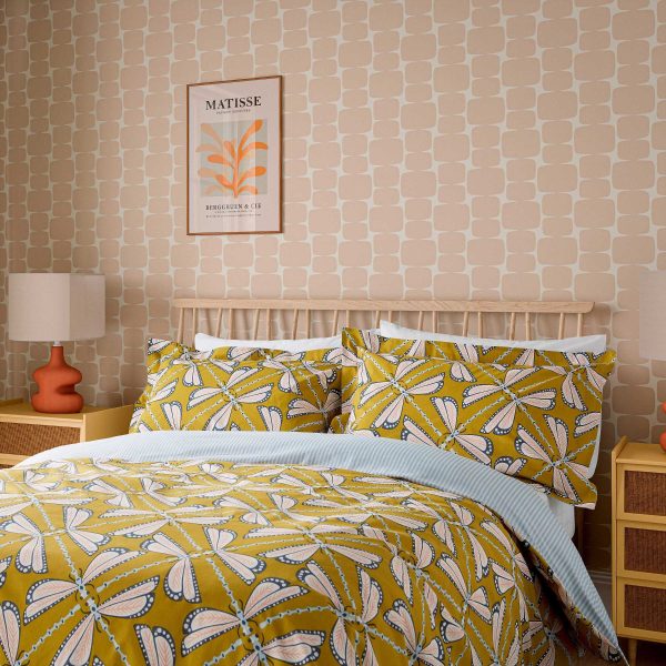 Scion Moon Flights Single Duvet Cover Set Chai | Bed Sava