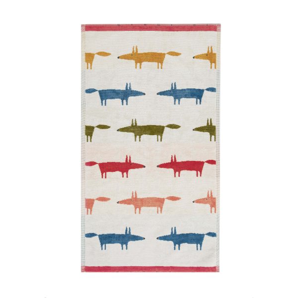 Scion Mr Fox Birthday Hand Towel Multi | Bed Sava