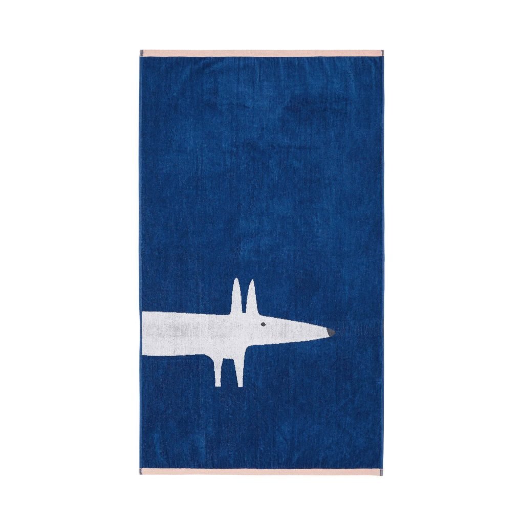 Scion Mr Fox Bath Towel, Denim