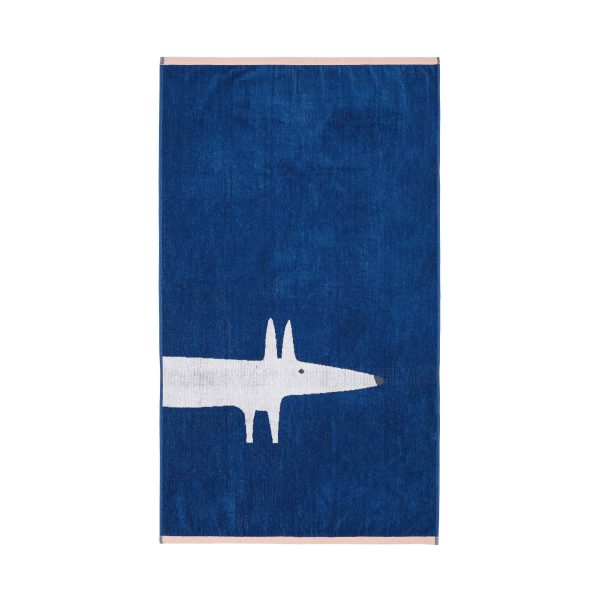 Scion Mr Fox Hand Towel Denim | Bed Sava