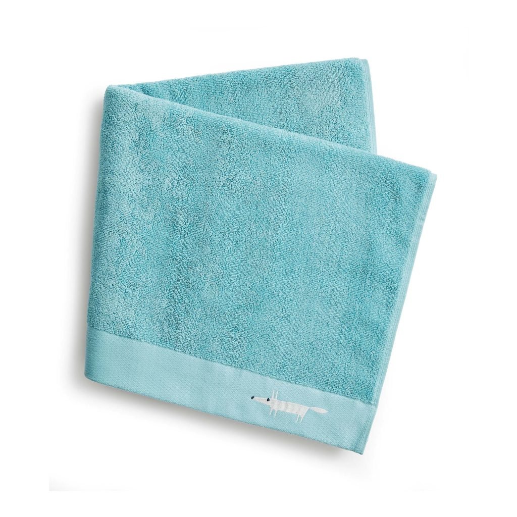 Scion Mr Fox Embroidered Hand Towel, Marine