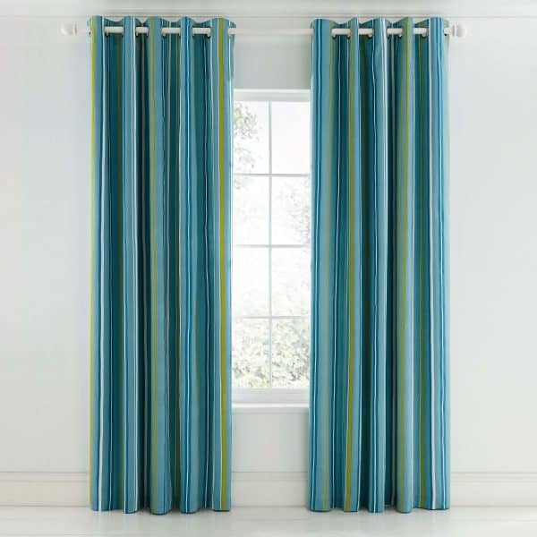 Scion Mr Fox Lined Curtains 66 x 72 Teal | Bed Sava