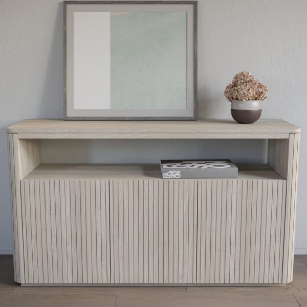 Sedalia Wooden Storage Cabinet In Whitewash | Bed Sava