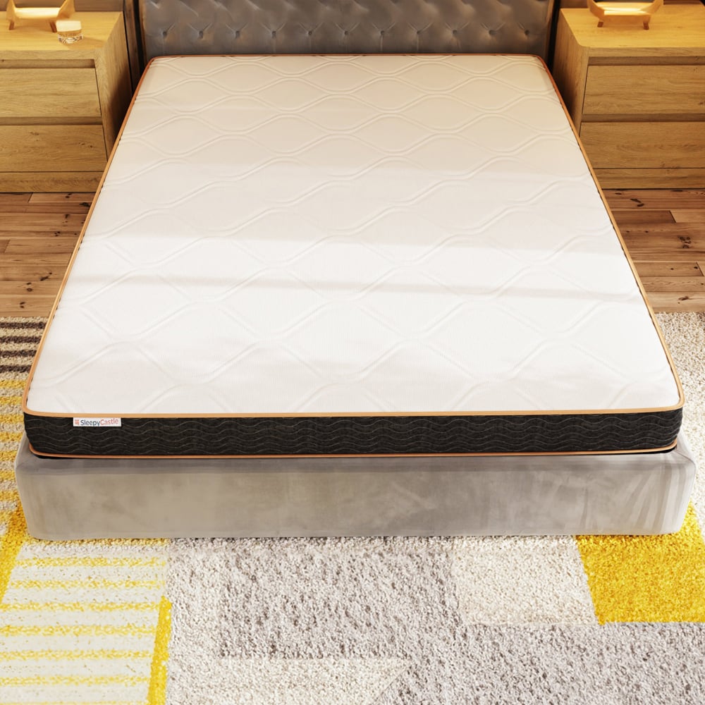 Sewell Fabric Bonnell Spring King Size Mattress In White