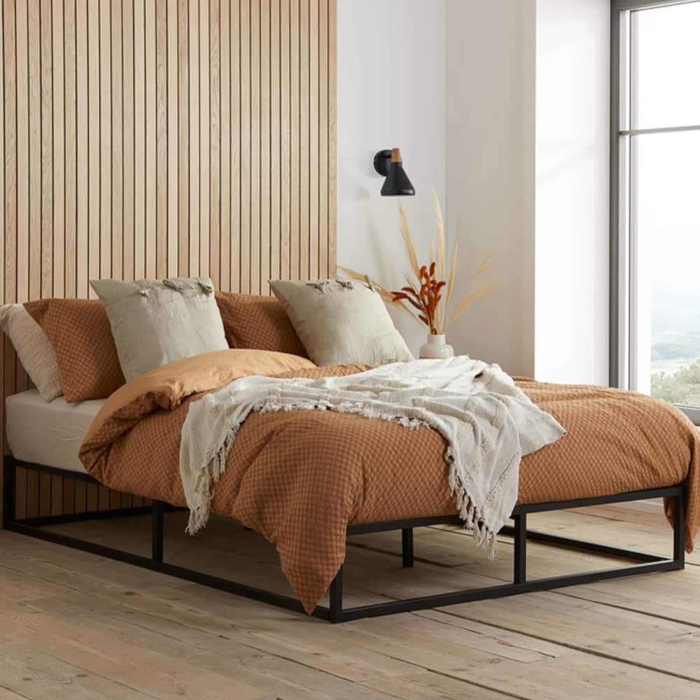 Shao Metal Single Bed In Black