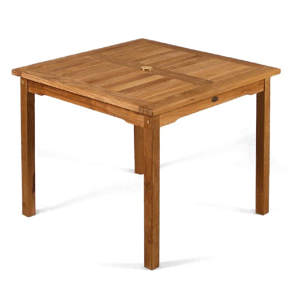 Sierra Wooden Small Square Dining Table In Teak
