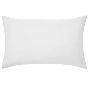1951 5050 Percale Standard Pillowcase Silver | Bed Sava