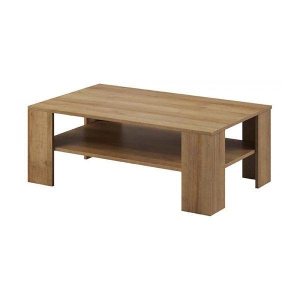 Sonora Wooden Coffee Table In Riviera Oak | Bed Sava