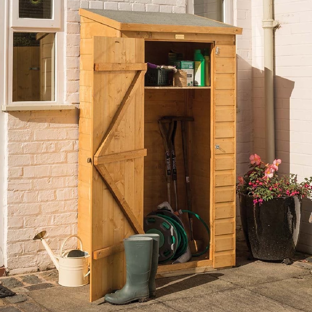 Stroden Wooden Garden Midi Storage In Honey Brown