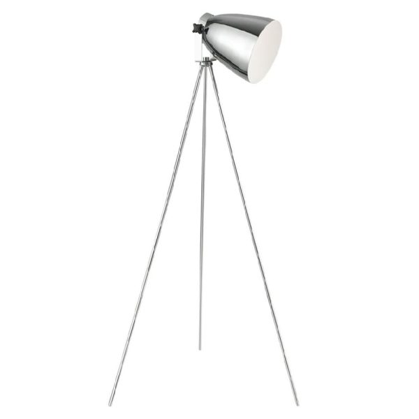 Study Steel Floor Lamp In Chrome | Bed Sava