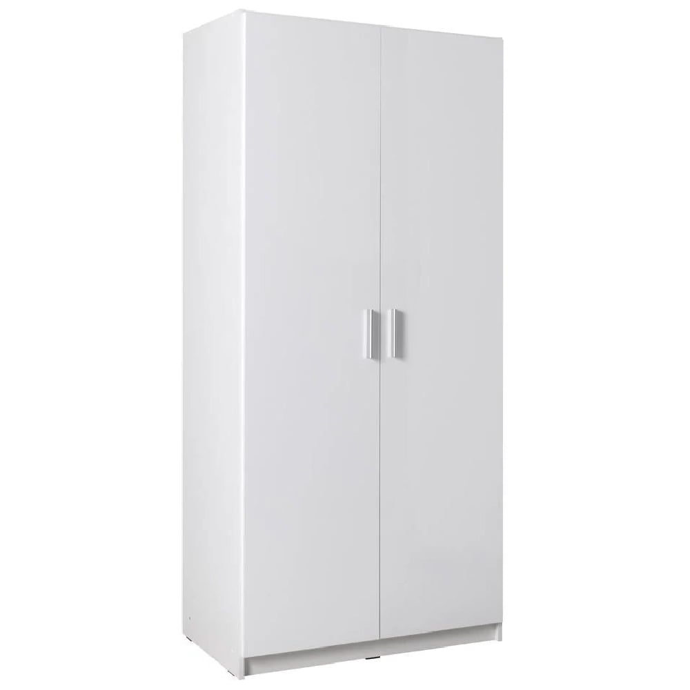 Swift High Gloss Wardrobe With 2 Doors In White