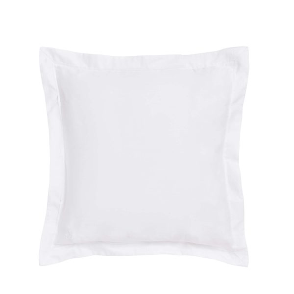 Ted Baker 250 Thread Count Plain Dye Square Oxford Pillowcase White | Bed Sava