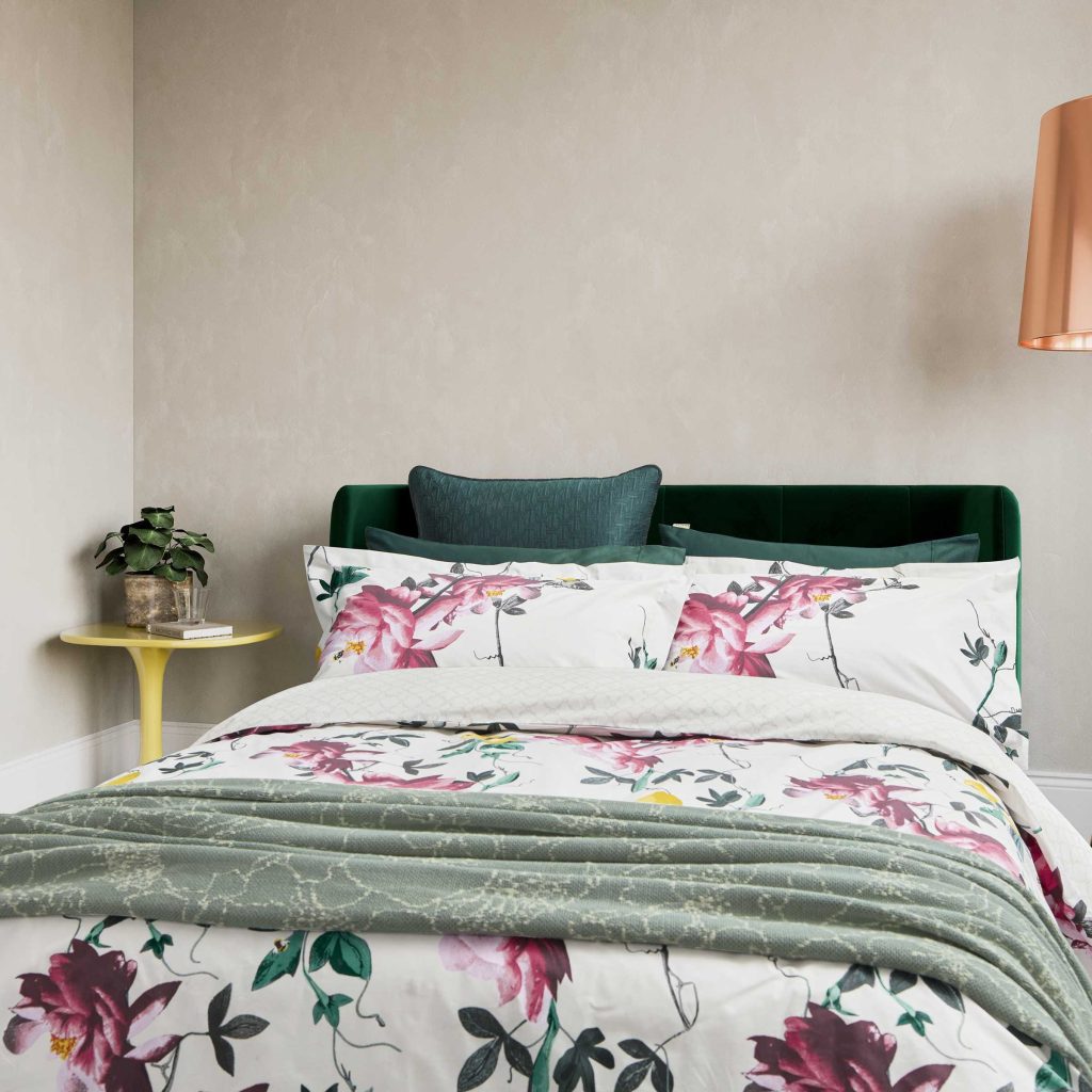 Ted Baker Citrus Bloom Kingsize Duvet Cover Set, Linen