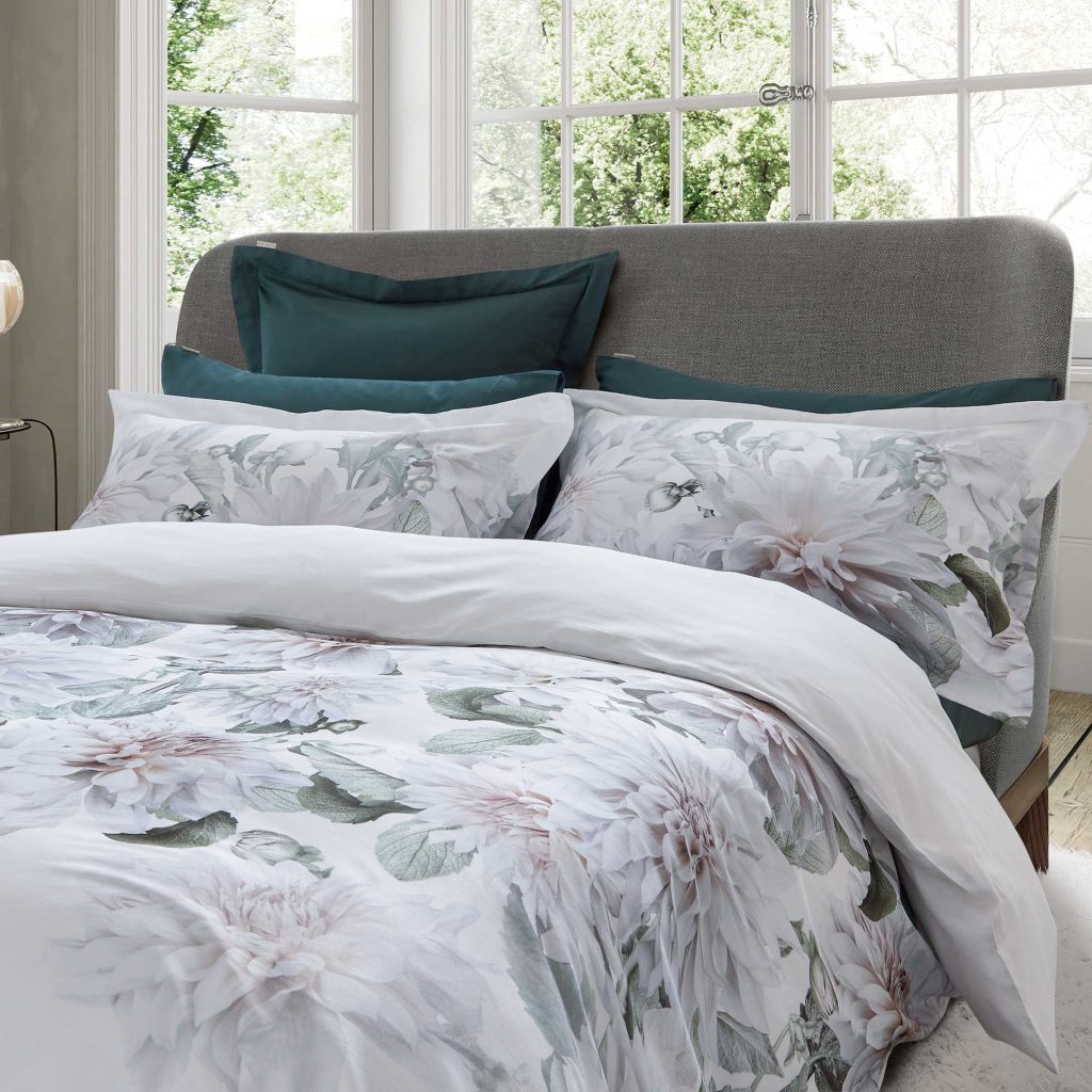 Ted Baker Clove Floral Double Duvet Cover Set, White