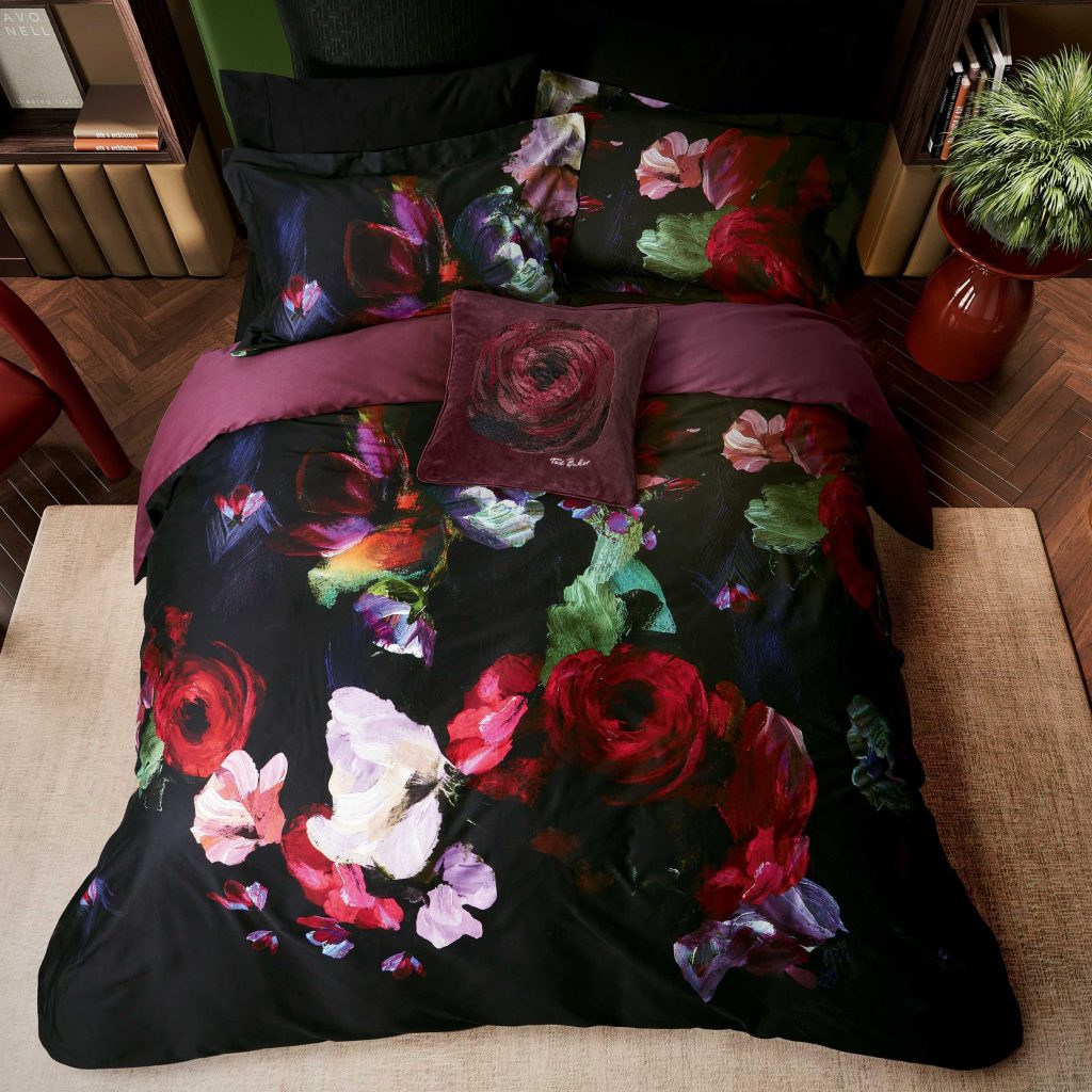 Ted Baker Expressionist Floral Double Duvet Cover Set, Multi