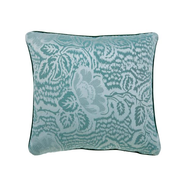 Ted Baker Magnolia Jacquard Cushion 45cm x 45cm Teal | Bed Sava