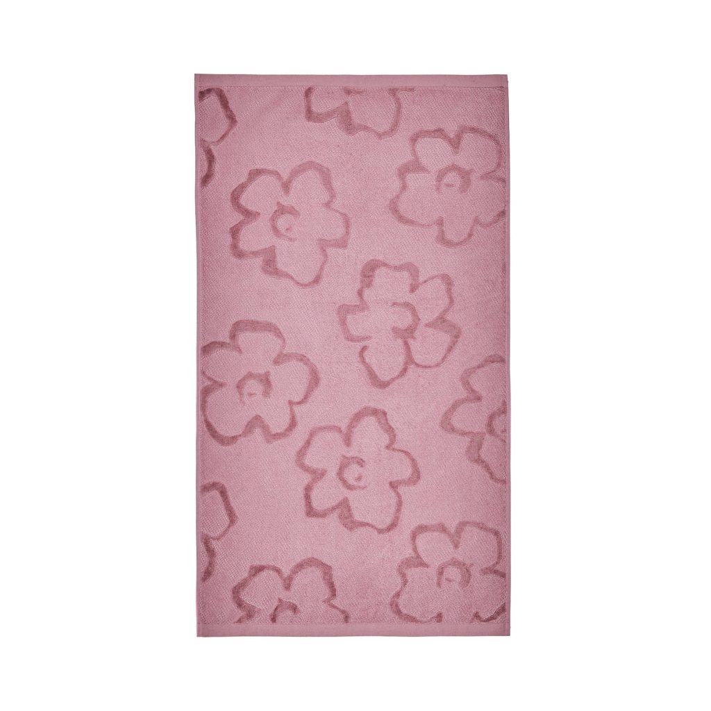 Ted Baker Magnolia Bath Towel, Dusky Pink