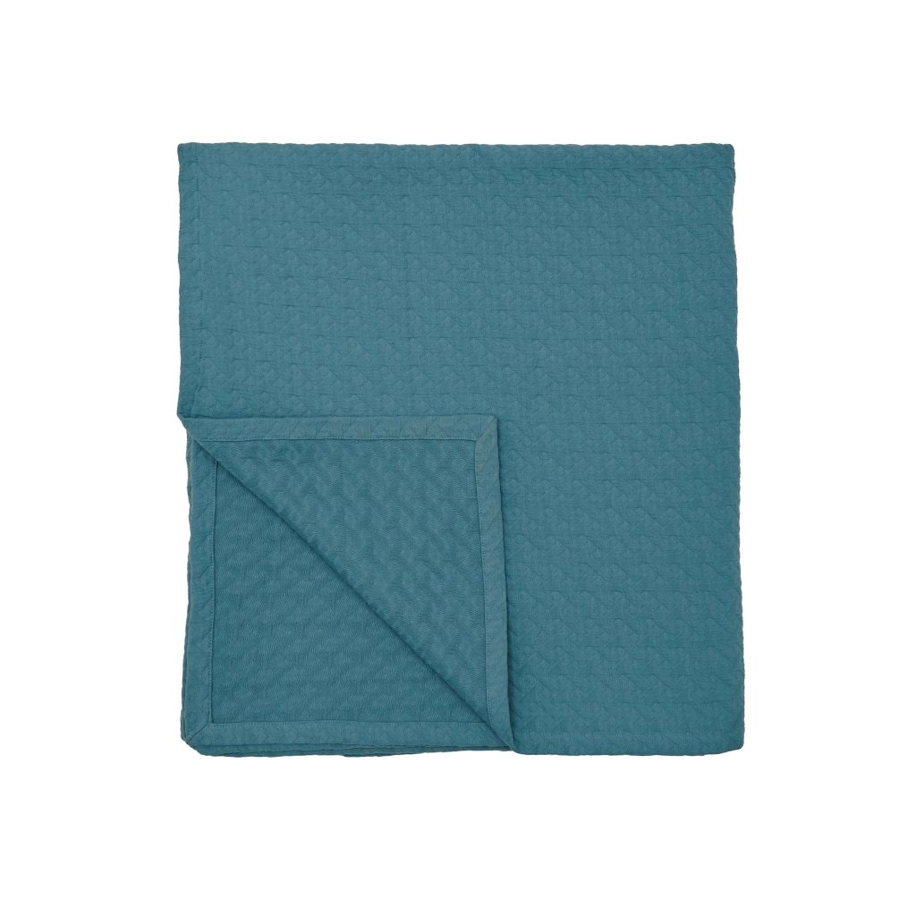 Ted Baker Matelasse Throw, Blue