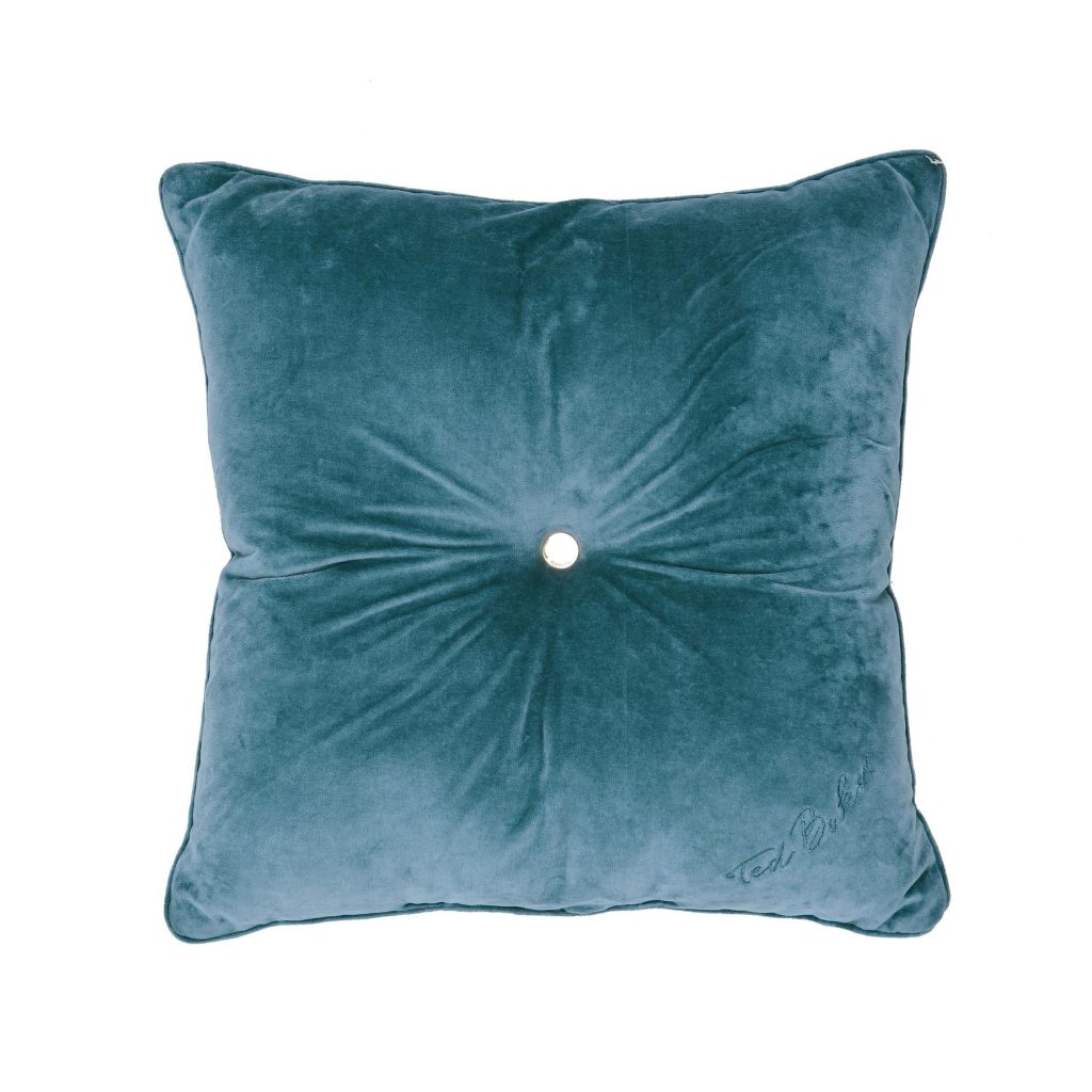 Ted Baker Semi Plain Cushion 45cm x 45cm, Blue