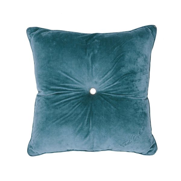 Ted Baker Semi Plain Cushion 45cm x 45cm Blue | Bed Sava