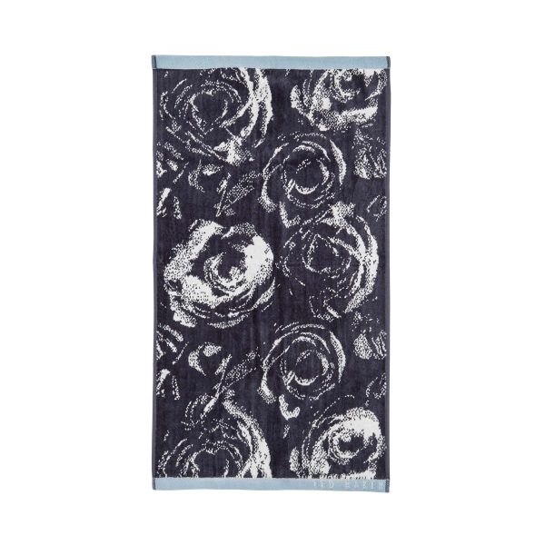 Ted Baker Rose Bath Sheet Navy | Bed Sava