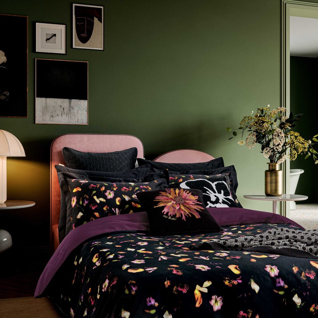 Ted Baker Scattered Floral Double Duvet Cover Set, Multi