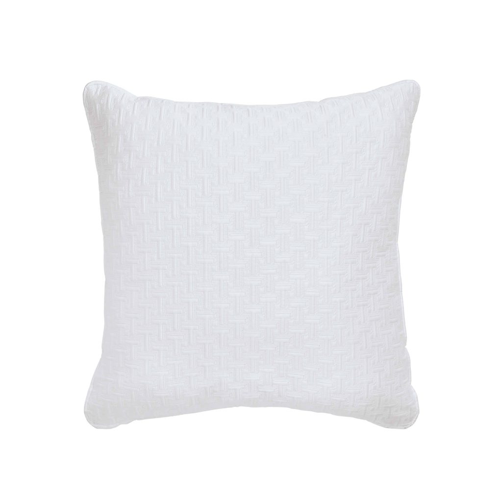 Ted Baker T Quilted Sham Pillowcase, White