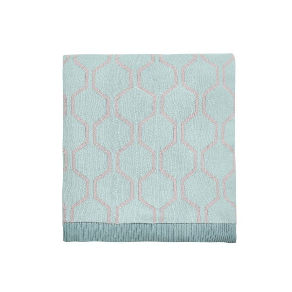 Ted Baker Trellis Throw Opal | Bed Sava