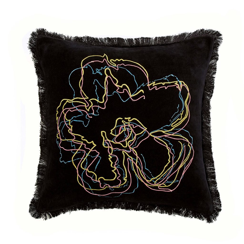 Ted Baker Uxman Cushion 45cm x 45cm, Black