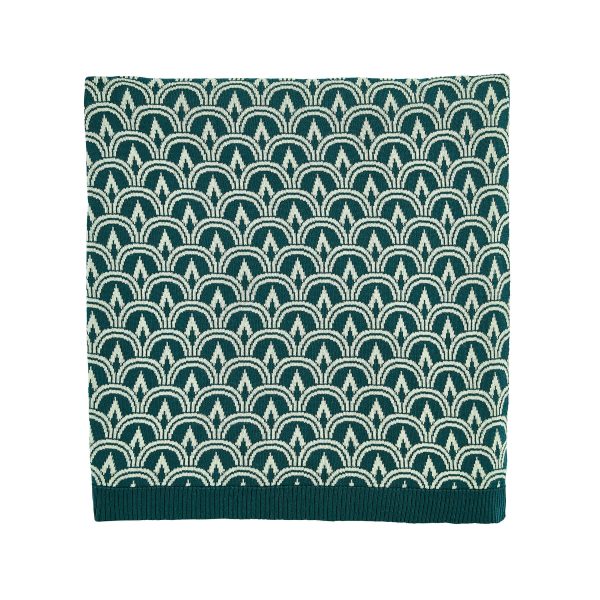 Ted Baker Wave Geo Throw Sage  Basil | Bed Sava