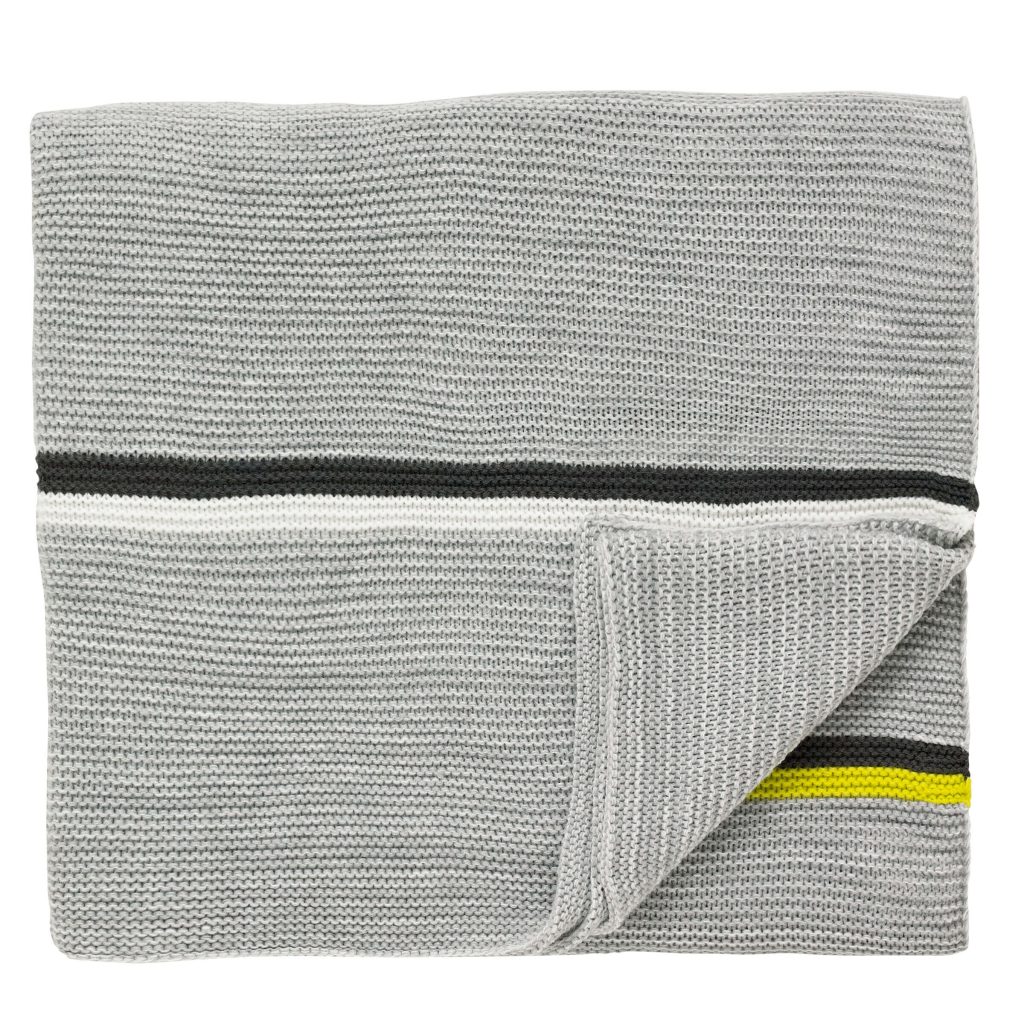 Scion Bedding, Mr Fox Throw, Silver