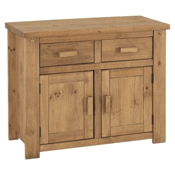 Torsal Wooden Sideboard With 2 Doors 2 Drawers In Oak | Bed Sava