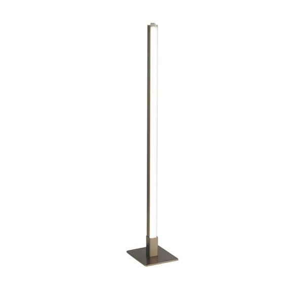 Tribeca LED Table Lamp In Satin Silver | Bed Sava