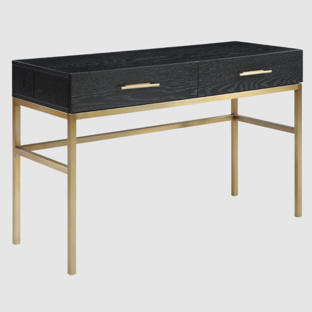 Tulare Wooden Dressing Table With 2 Drawers In Wenge