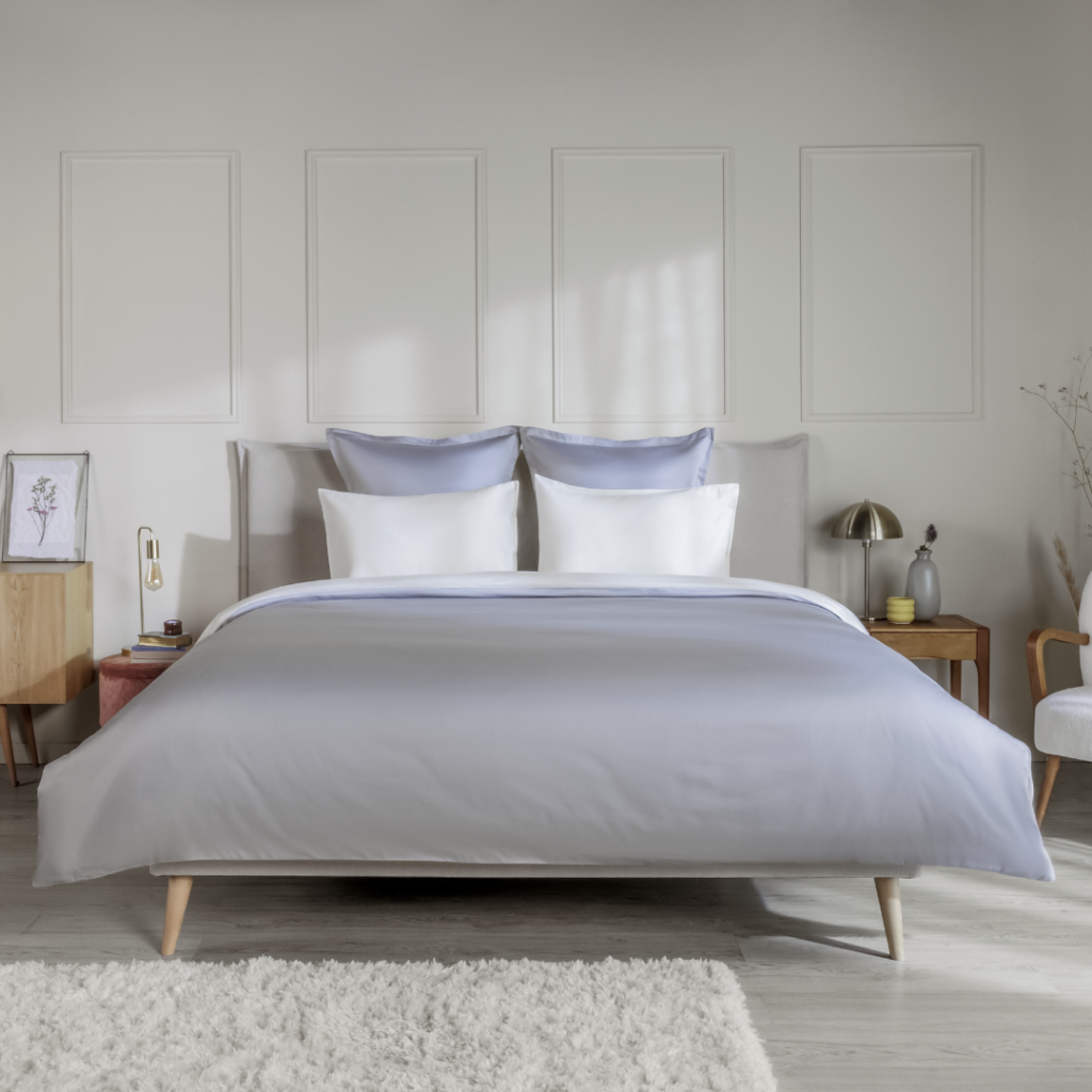 Emma Bed Linen Duvet Cover Sateen 300 TC 225×220 Reversible | Bed Sava