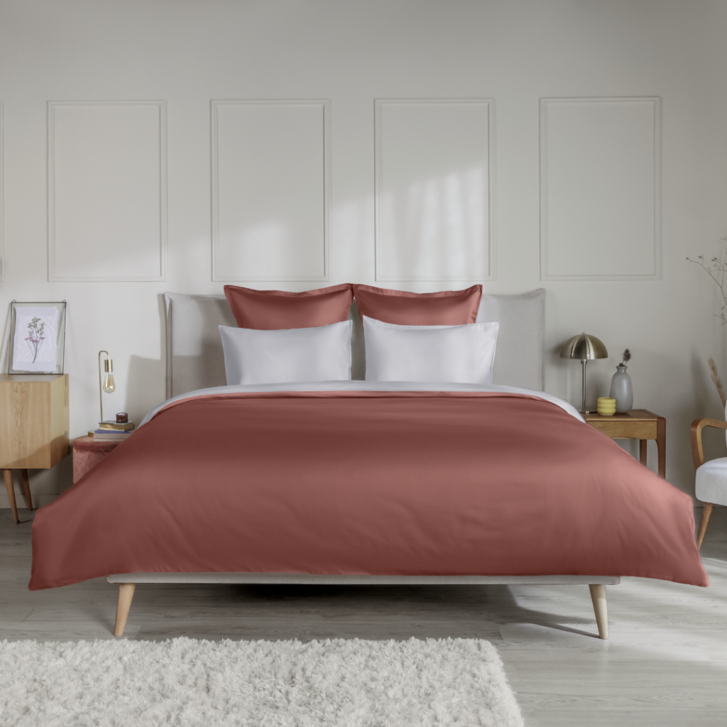 Emma Bed Linen Duvet Cover Sateen 300 TC 225×220 Reversible | Bed Sava