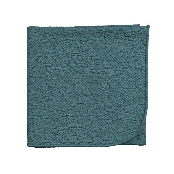 VA Botanical Harmony Throw TealClaret | Bed Sava